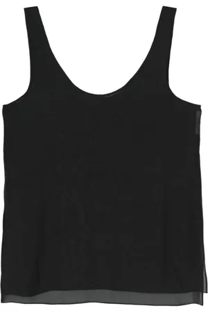 Gauchere Blusa semitranslúcida de seda