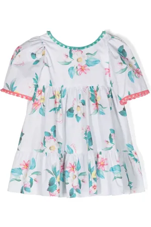 PATACHOU Vestido con estampado floral y volantes