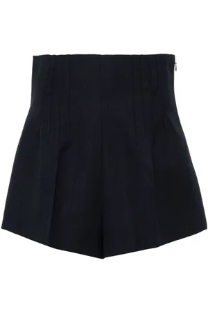 Prada Pantalones cortos de vestir de talle alto