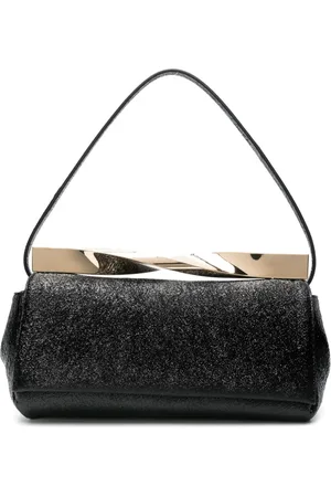 Aquazzura Bolso de mano Twist con efecto arrugado