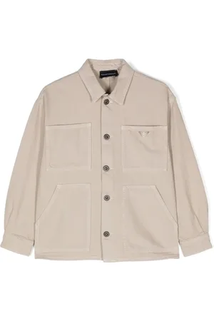 Emporio Armani Sobrecamisa con motivo Eagle