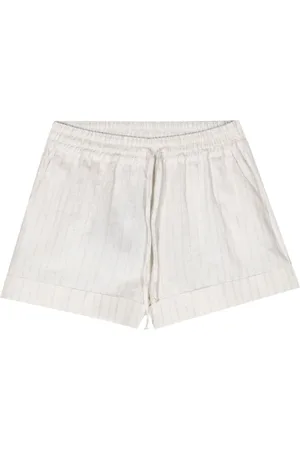 Twin-Set Shorts a rayas con cordones
