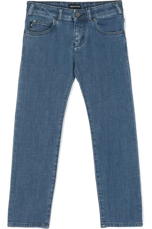 Emporio Armani Vaqueros rectos de talle bajo