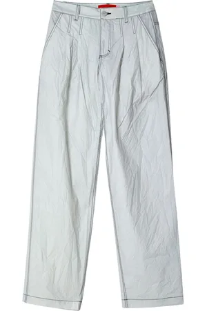 ECKHAUS LATTA Pantalones rectos brillantes
