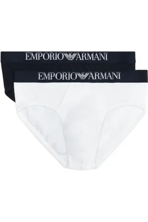 Emporio Armani Pack de 2 bóxeres con logo en la cinturilla