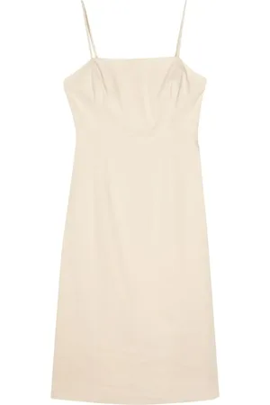 THEORY Vestido midi acampanado sin mangas