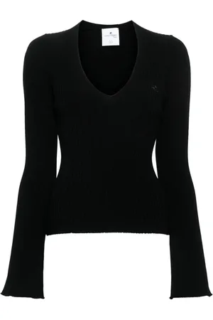 Courrèges Jersey con aplique del logo