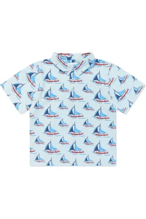 Rachel Riley Polo con estampado de barco
