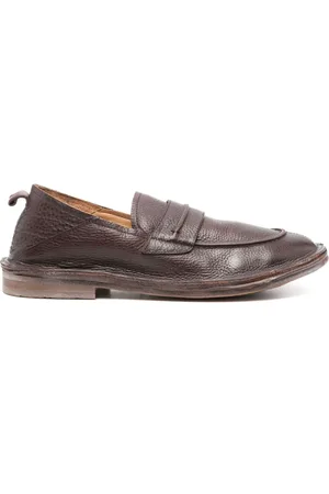 Moma Mocasines penny con acabado texturizado