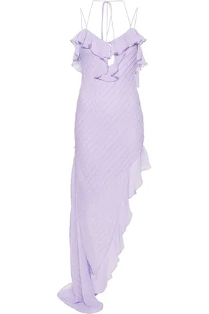 De La Vali Vestido de fiesta Magdalena con volantes