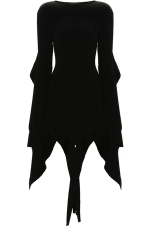 MUGLER Vestido corto asimétrico