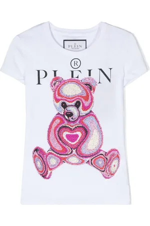 Philipp Plein Camiseta con estampado de oso