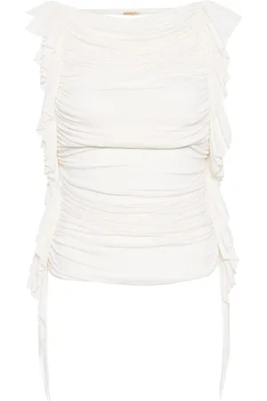 Cult Gaia Top Nakia fruncido