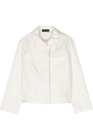 Emporio Armani Sobrecamisa con logo en jacquard