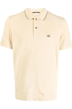C.P. Company Polo con parche del logo