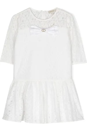 Twin-Set Vestido midi con detalle de lazo