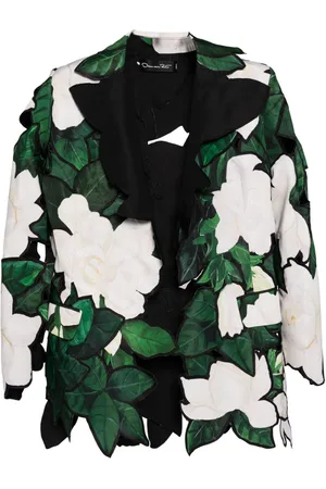 Oscar de la Renta Blazer con diseño a capas