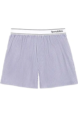 Sporty & Rich Pantalones cortos a rayas