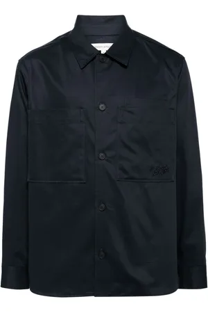 Maison Kitsuné Camisa con logo bordado