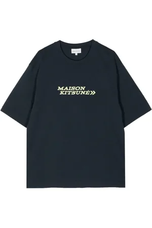 Maison Kitsuné Camiseta con logo bordado
