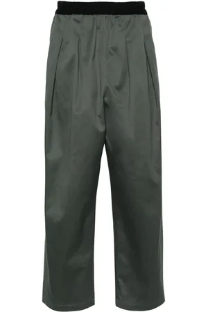 Maison Margiela Pantalones holgados de sarga