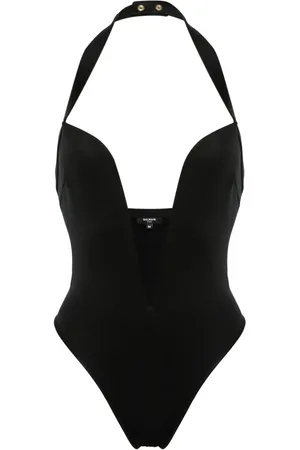 Balmain Bañador con escote halter