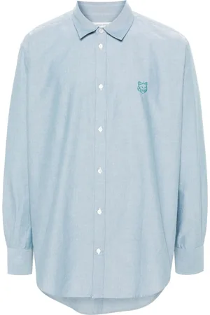 Maison Kitsuné Camisa con bordado Contour Fox Head