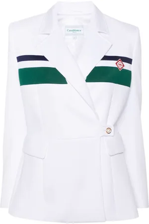 Casablanca Blazer con parche del logo