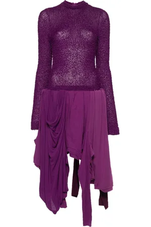 Acne Studios Vestido asimétrico a capas