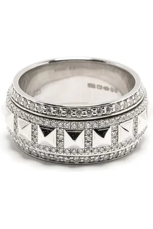 Statement Anillo Rockaway Spinner con diamantes