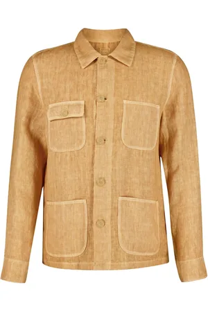 120% Lino Sobrecamisa con forro