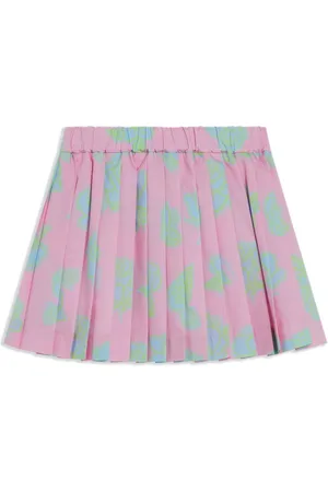 VERSACE Minifalda plisada con estampada