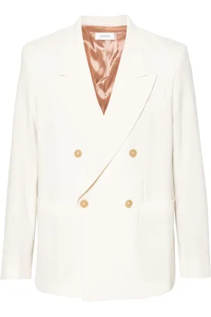LANEUS Blazer con doble botonadura