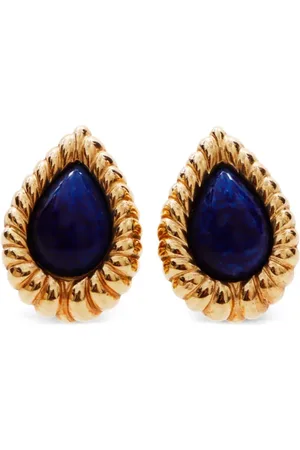 Dior Pendientes de clip largos 1990