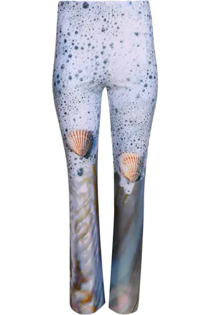 DI PETSA Pantalones rectos Sea Foam