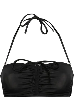 Dsquared2 Top de bikini con detalles fruncidos