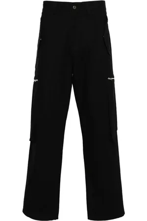 Represent Pantalones rectos con motivo de espiga