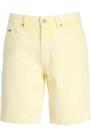 HUGO BOSS Pantalones vaqueros cortos rectos de talle medio