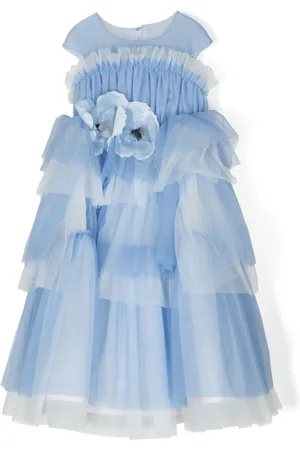 Marchesa Notte Vestido con apliques florales