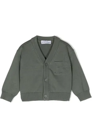 Emporio Armani Cárdigan corto con cuello en V