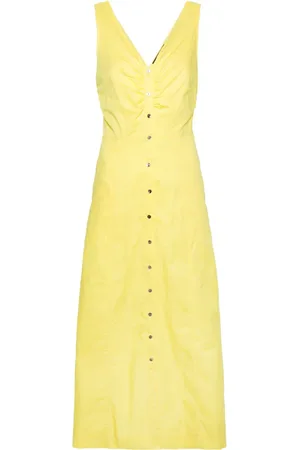 Karl Lagerfeld Vestido largo con cuello en V