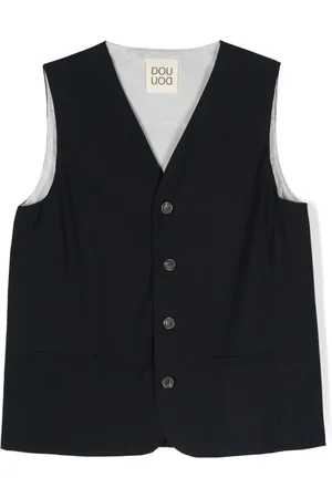 DOUUOD KIDS Chaleco con cuello en V
