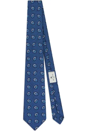 Etro Corbata con motivo de cachemira