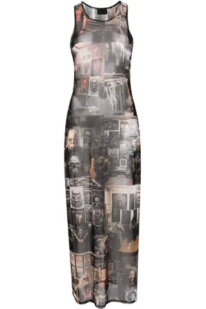 Puppets and Puppets Vestido con estampado Metal Friends