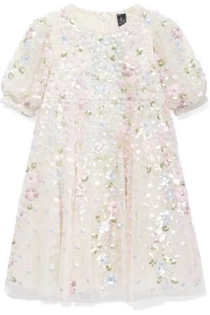 Needle & Thread Vestido con bordado floral