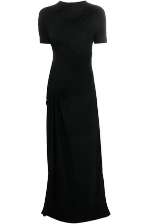 Givenchy Vestido largo fruncido