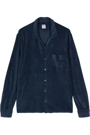 FEDELI Camisa Glenan con efecto de tejido de rizo