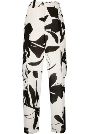 Liu Jo Pantalones cargo con estampado abstracto