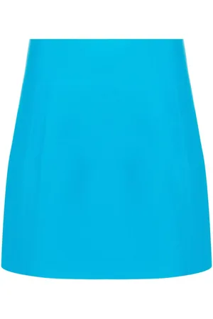 Jil Sander Falda corta de canalé fino