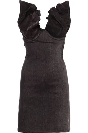 Y / PROJECT Vestido vaquero corto